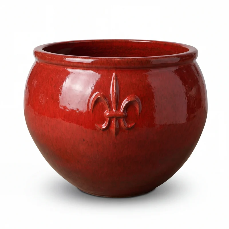 Pot CLOVIS 86x64cm rouge tropical