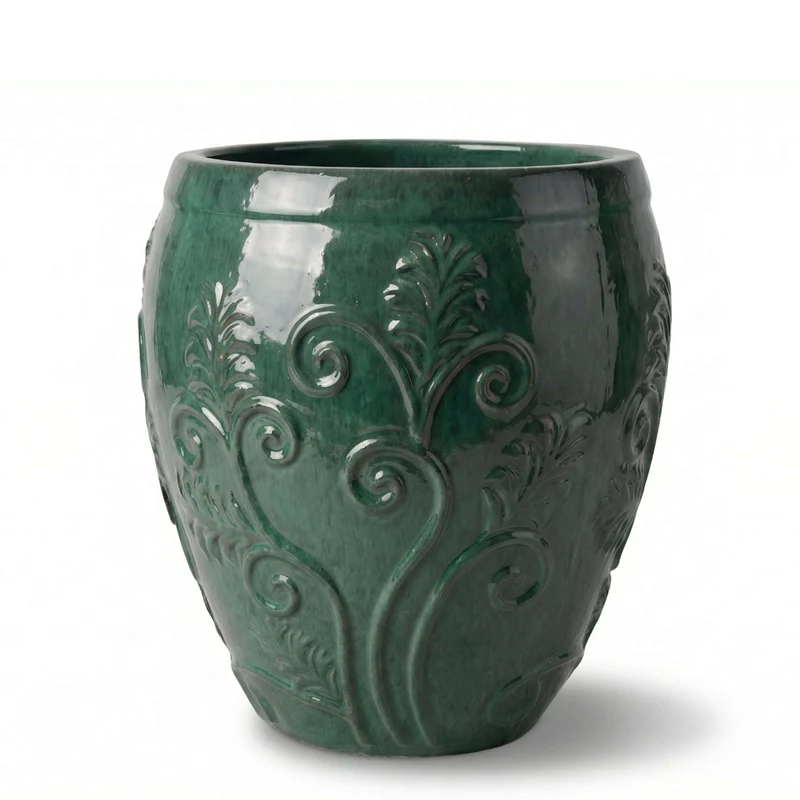 Pot GAIA 52x58cm jade