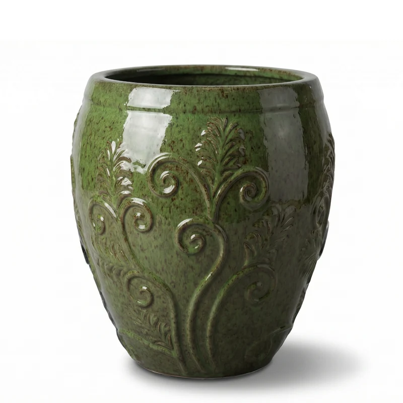 Pot GAIA 52x58cm vert tropical