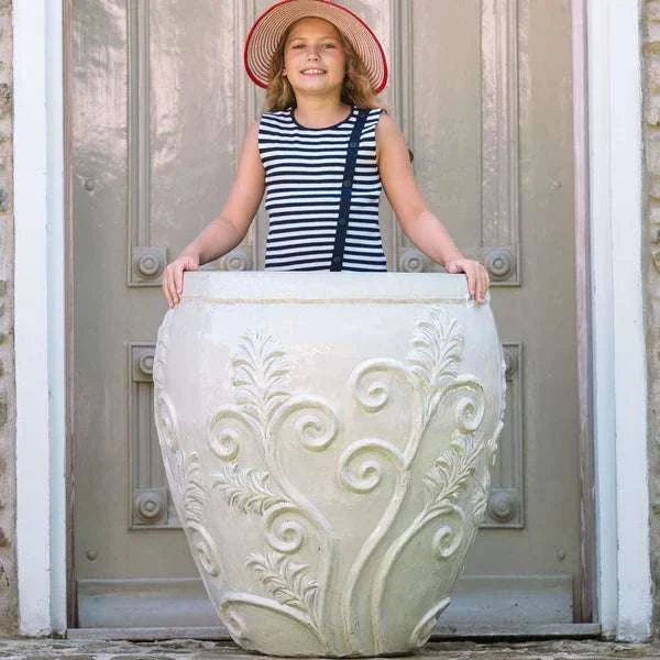 Pot GAIA 75x78cm crème