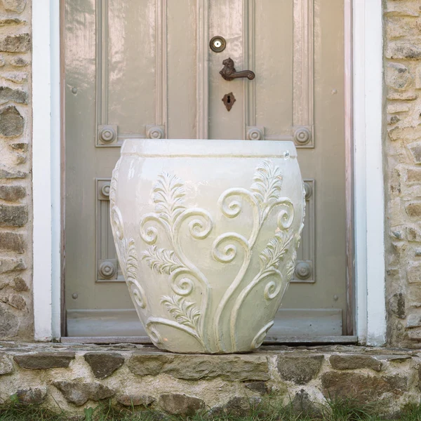 Pot GAIA 75x78cm crème