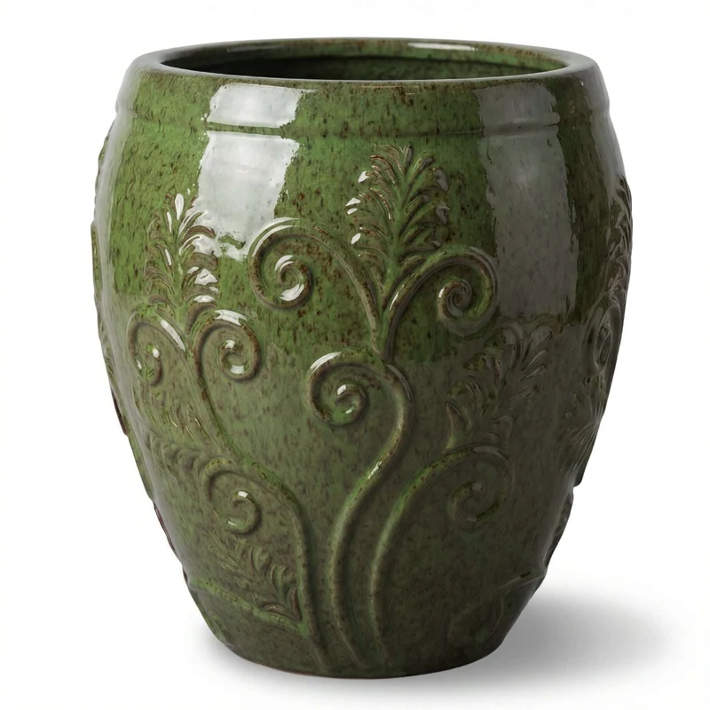 Pot GAIA 75x78cm vert tropical