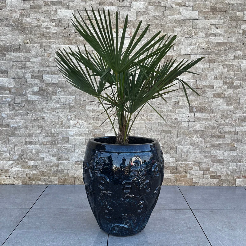 Pot GAIA 53x57cm bleu abysse