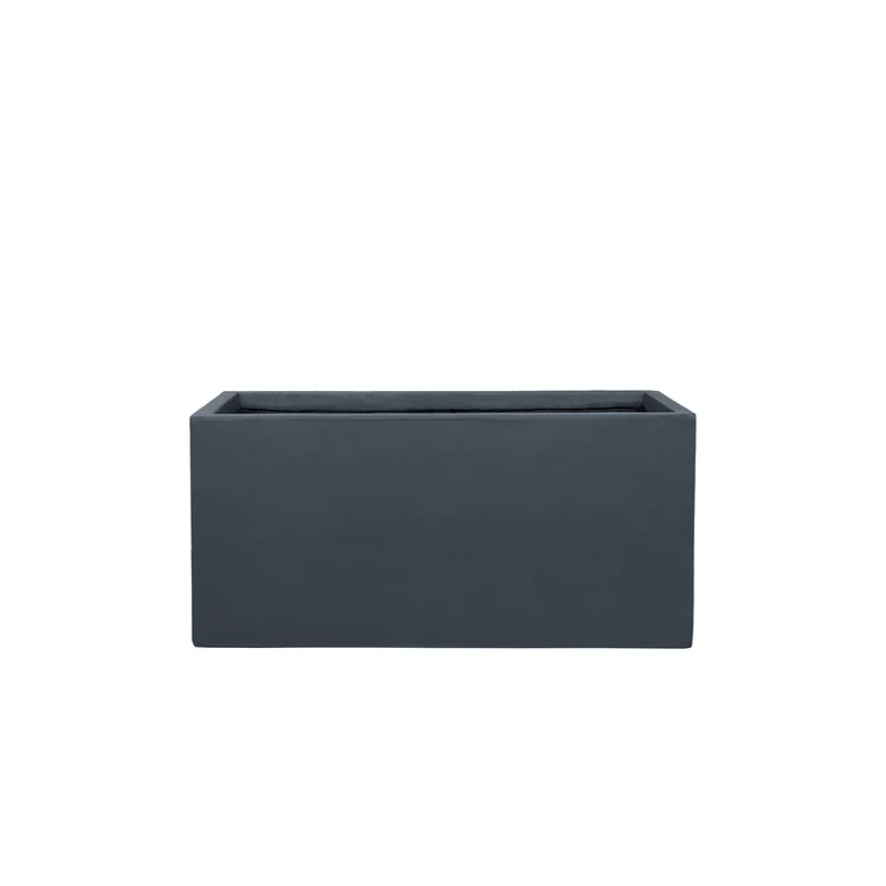 Jardinière HORIZON 79x37x37cm gris foncé