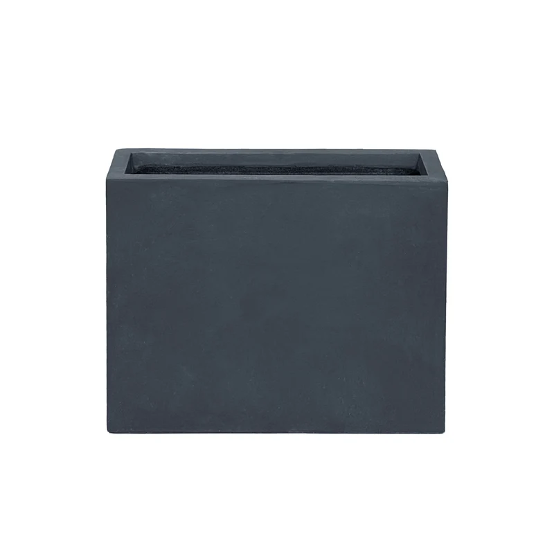 Jardinière HORIZON 80x35x75cm gris foncé