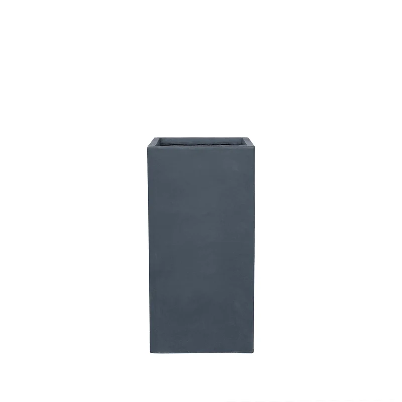 Cache-pot pré percé KUBIX 35x70cm gris foncé