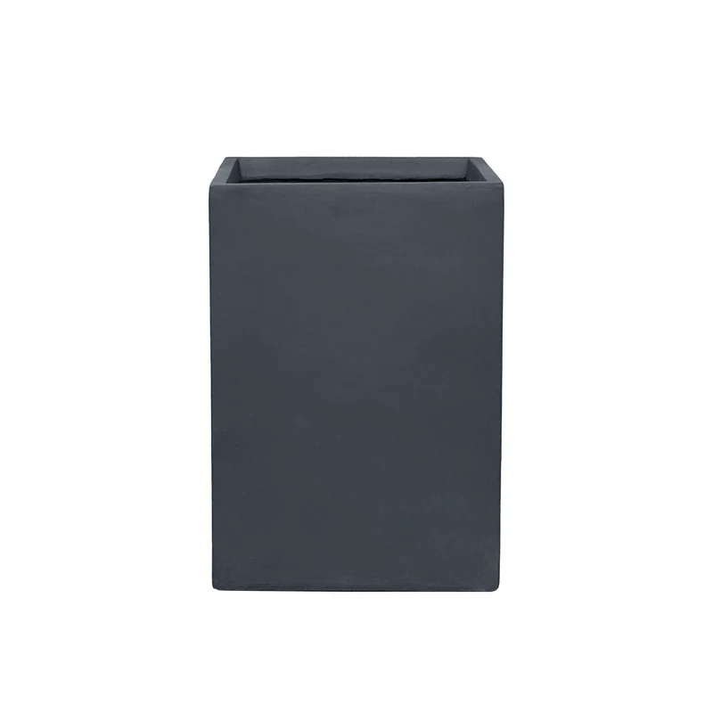 Cache-pot pré percé KUBIX 38x54cm gris foncé