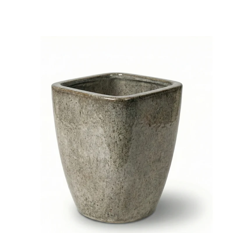 Pot VAUBAN 24x30cm blanc tigré