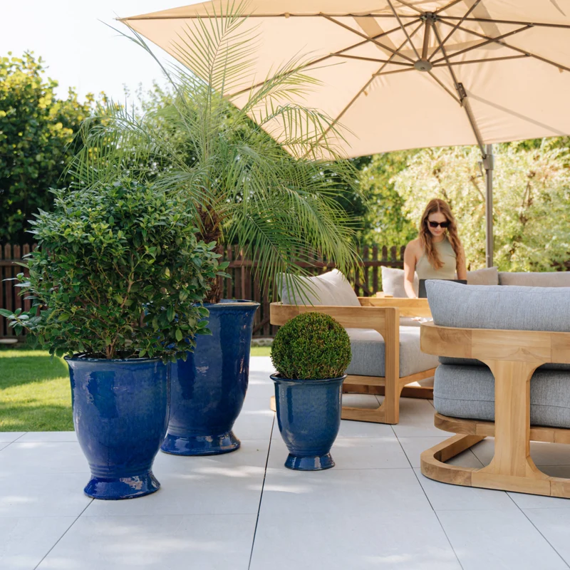 Pot ARTHUR 55x69cm bleu outremer
