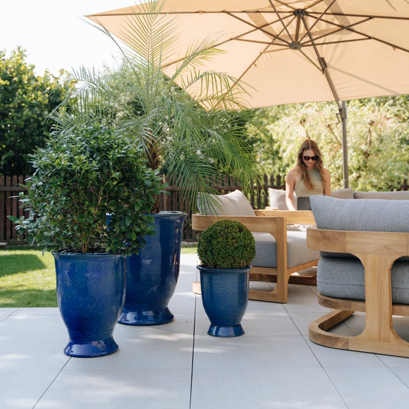 Pot ARTHUR 55x69cm bleu outremer