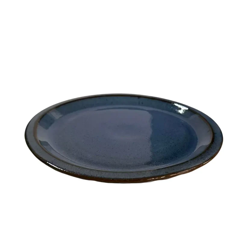 Soucoupe 18cm bleu antique