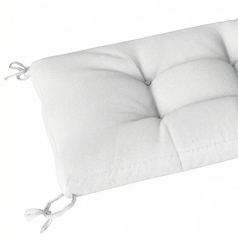 Outsunny Cojín Para Banco Y Tumbona Protección Uv50+ 198x65x13 Cm Crema