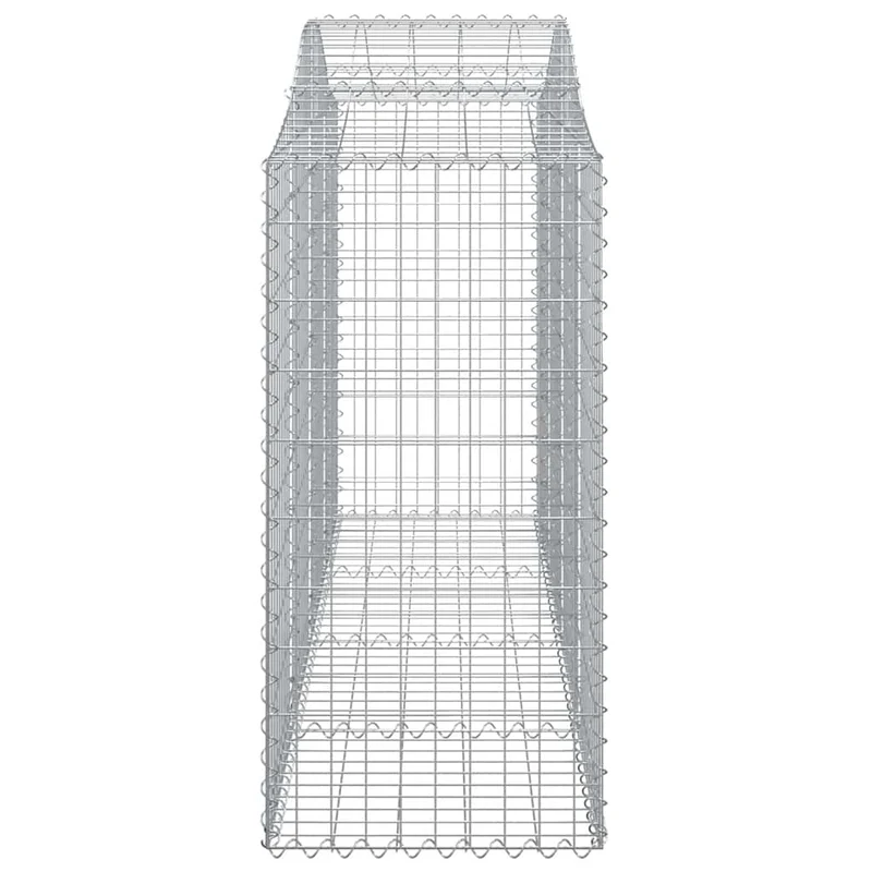 Cestas Gaviones 10 Uds Forma De Arco Hierro 200x50x120/140 Cm