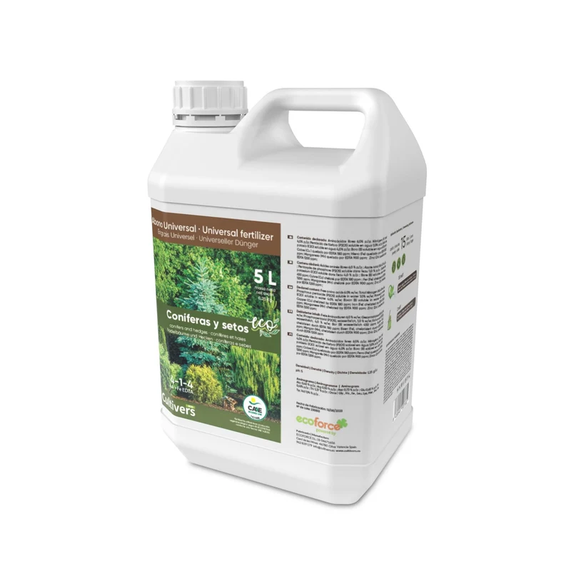 Abono Coníferas Líquido Ecológico Cultivers 5 L