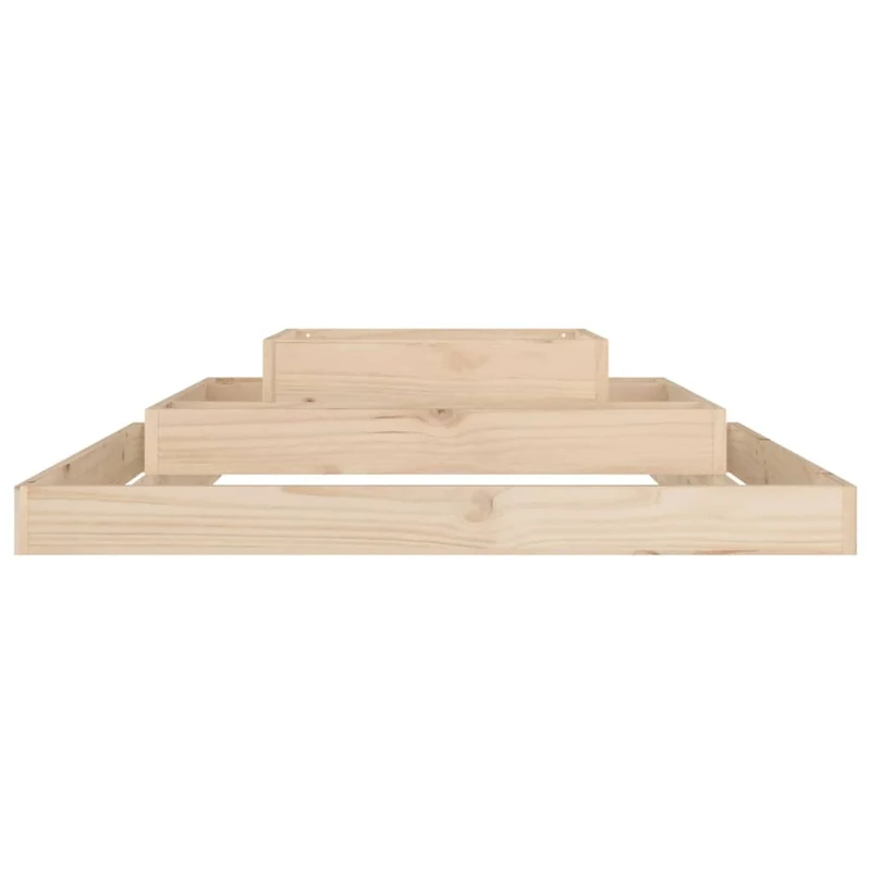 Jardinera De Madera Maciza De Pino 110x110x27 Cm