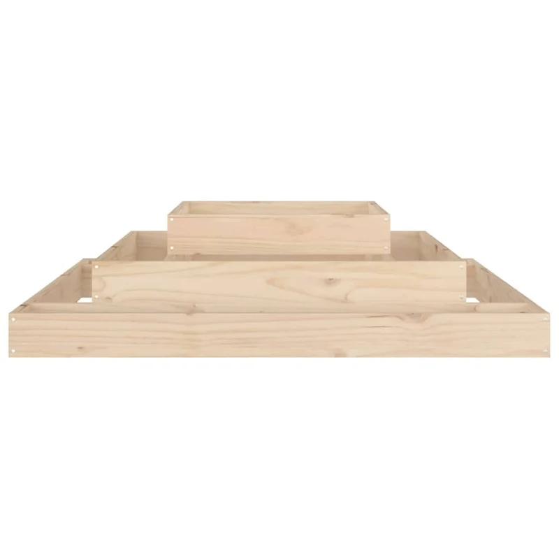 Jardinera De Madera Maciza De Pino 110x110x27 Cm
