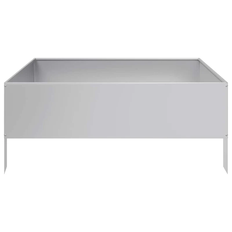 Jardinera De Acero Galvanizado 100x100x25 Cm