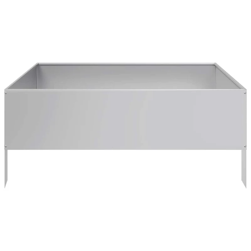 Jardinera De Acero Galvanizado 100x100x25 Cm