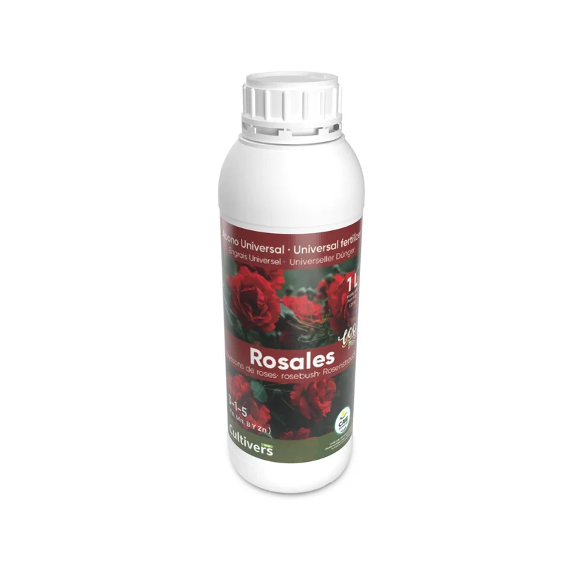 Abono Rosales Líquido Ecológico Cultivers 2x1l