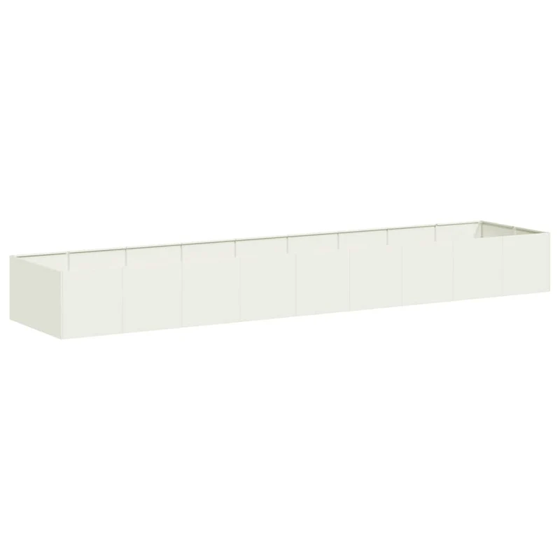 Jardinera Acero Blanco 360x80x40 Cm