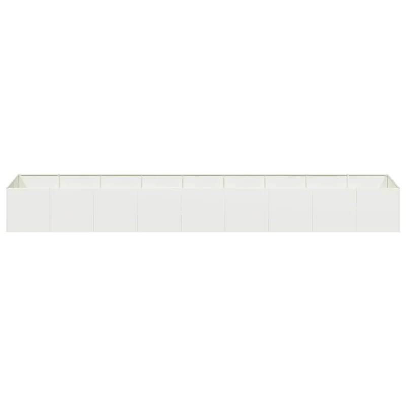 Jardinera Acero Blanco 360x80x40 Cm