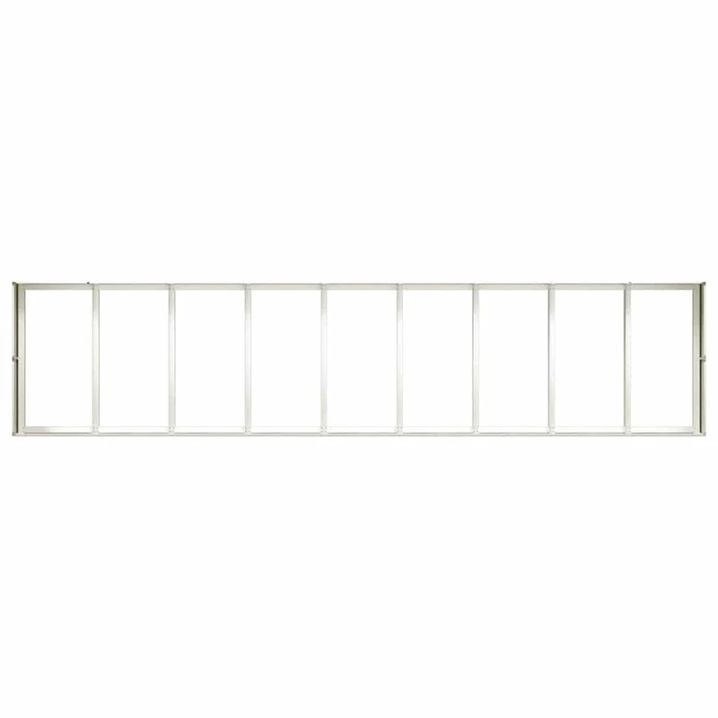 Jardinera Acero Blanco 360x80x40 Cm