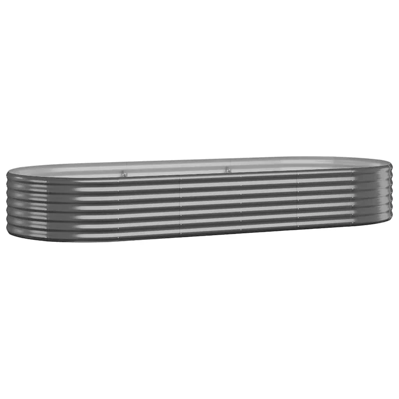 Jardinera Arriate Acero Galvanizado Antracita 249x100x36cm