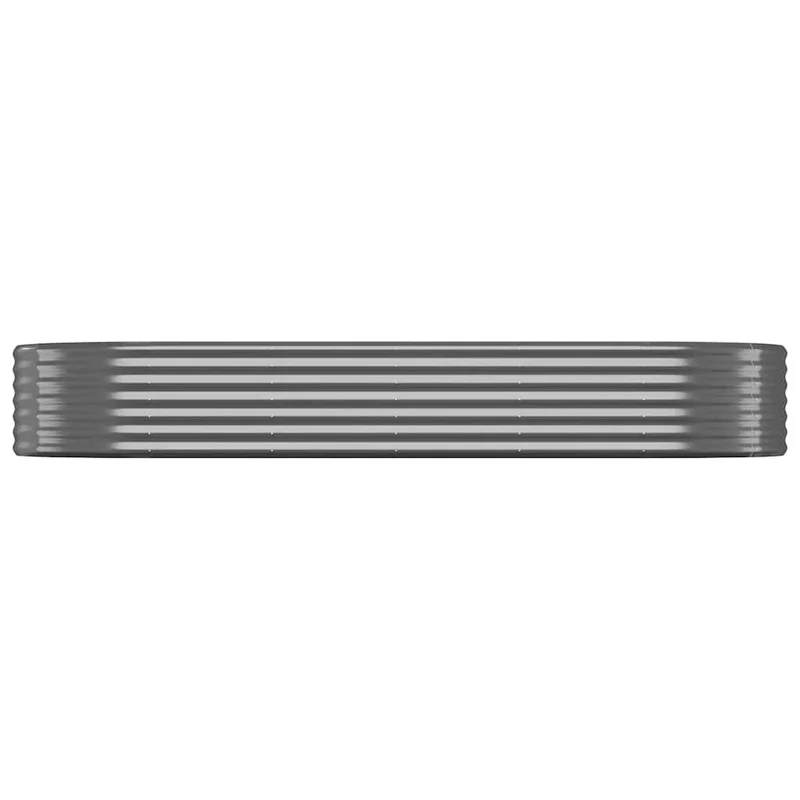 Jardinera Arriate Acero Galvanizado Antracita 249x100x36cm