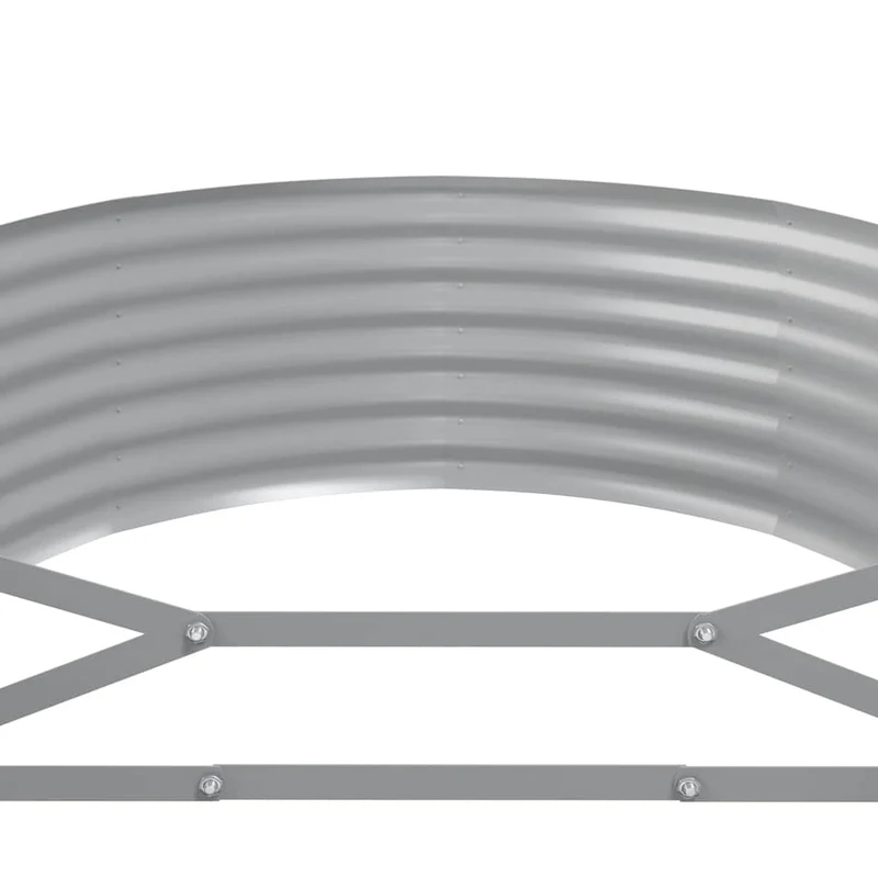 Jardinera Arriate Acero Galvanizado Antracita 249x100x36cm