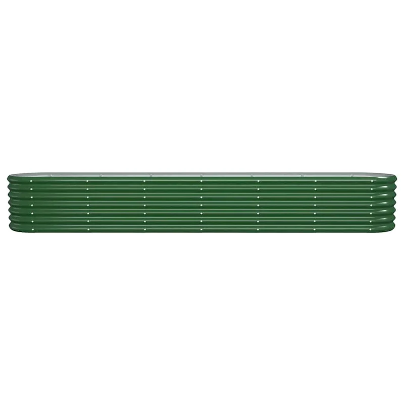 Jardinera Arriate Acero Galvanizado Verde 260x40x36 Cm