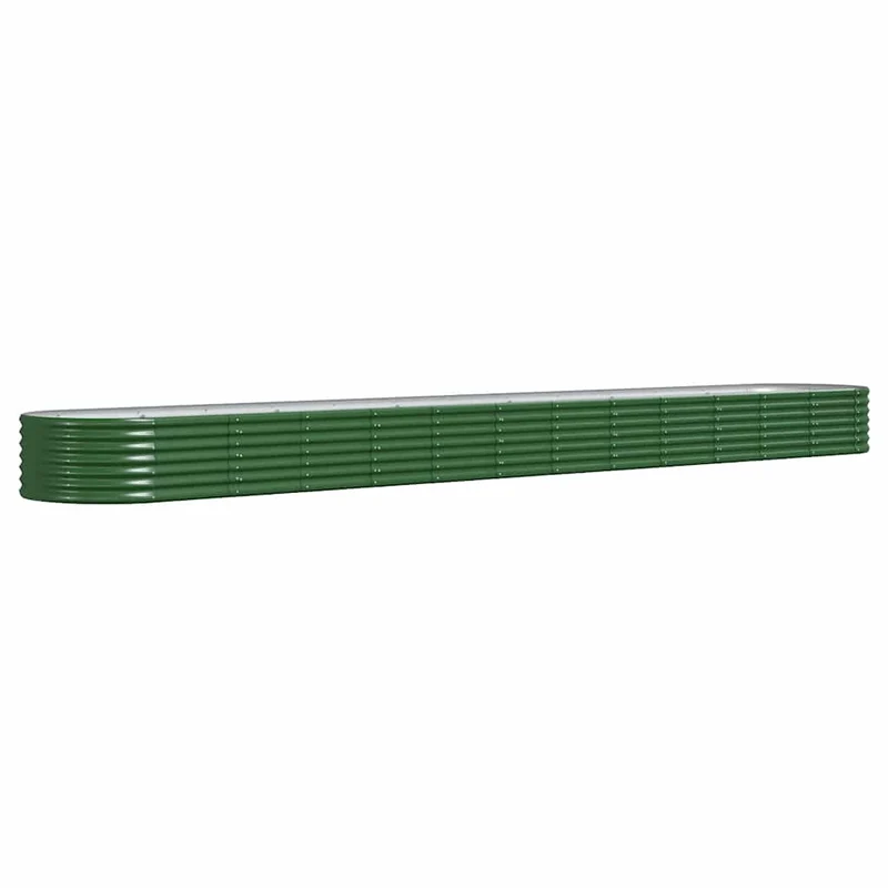 Jardinera Arriate Acero Galvanizado Verde 512x80x36 Cm
