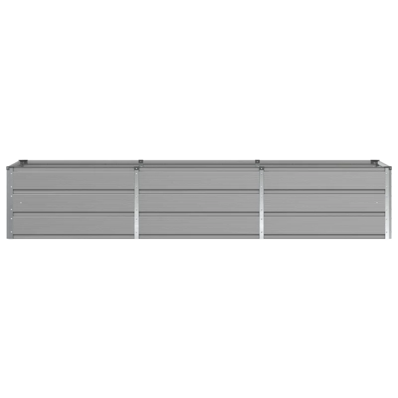 Jardinera Gris Claro 240 X 80 X 45 Cm Acero