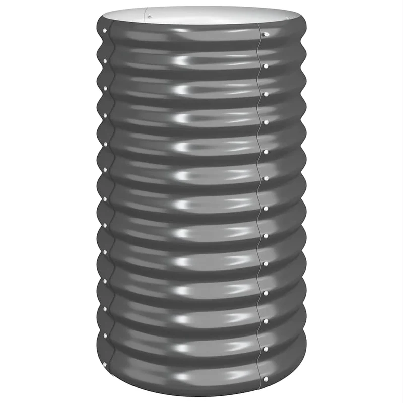 Jardinera Acero Galvanizado Antracita 40x40x68 Cm