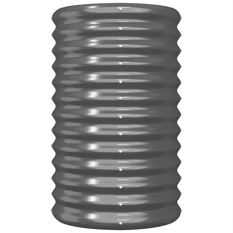 Jardinera Acero Galvanizado Antracita 40x40x68 Cm