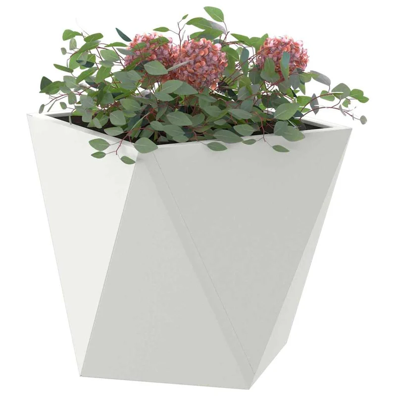 Jardinera 2 Uds. 30 X 30 X 30 Cm Acero