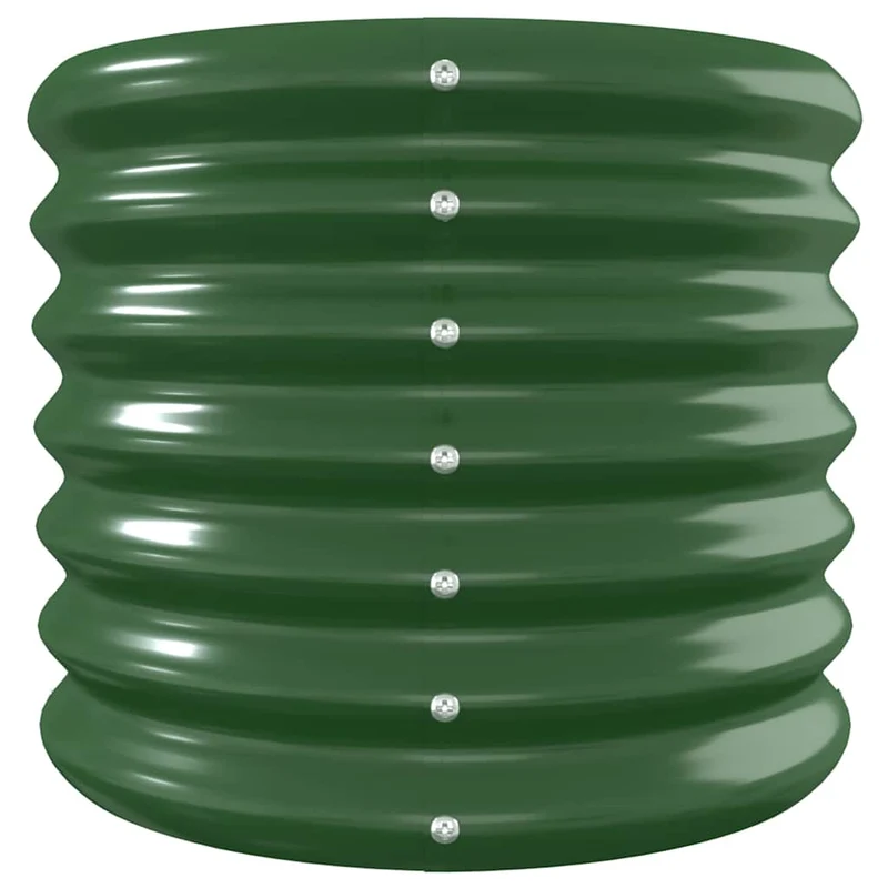 Jardinera Arriate Acero Galvanizado Verde 332x40x36 Cm