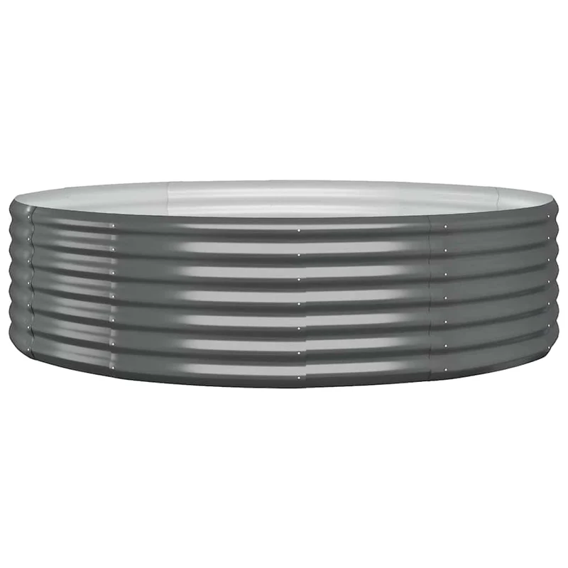 Jardinera Arriate Acero Galvanizado Antracita 140x140x36cm