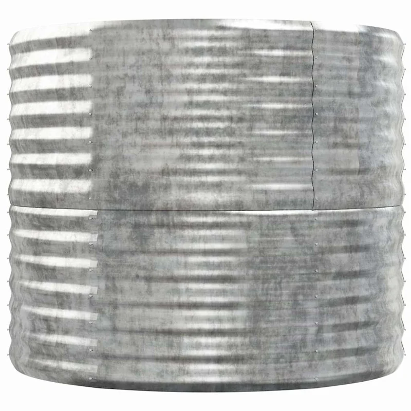 Jardinera Arriate Acero Galvanizado Plata 152x80x68 Cm