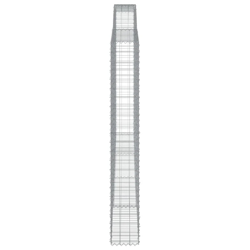 Cestas De Gaviones 10 Uds Forma De Arco Hierro 200x30x220/240cm