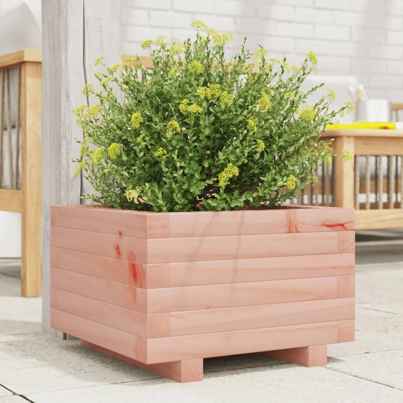Jardinera De Madera Maciza Douglas 40x40x26,5 Cm