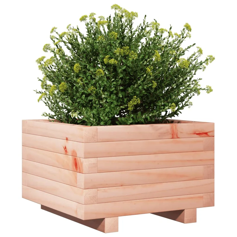 Jardinera De Madera Maciza Douglas 40x40x26,5 Cm