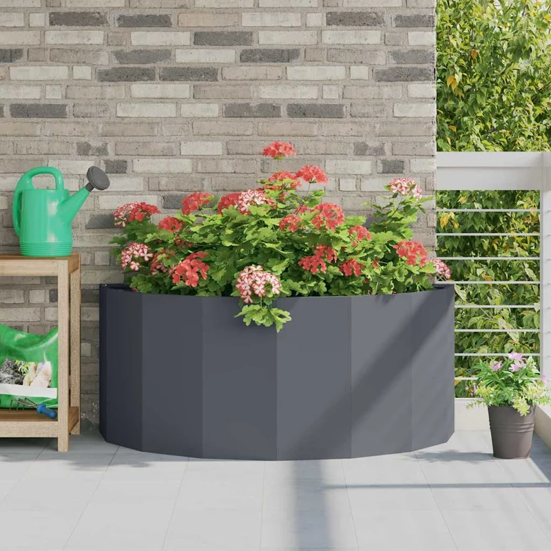 Jardinera Antracita 120 X 60 X 50 Cm Acero