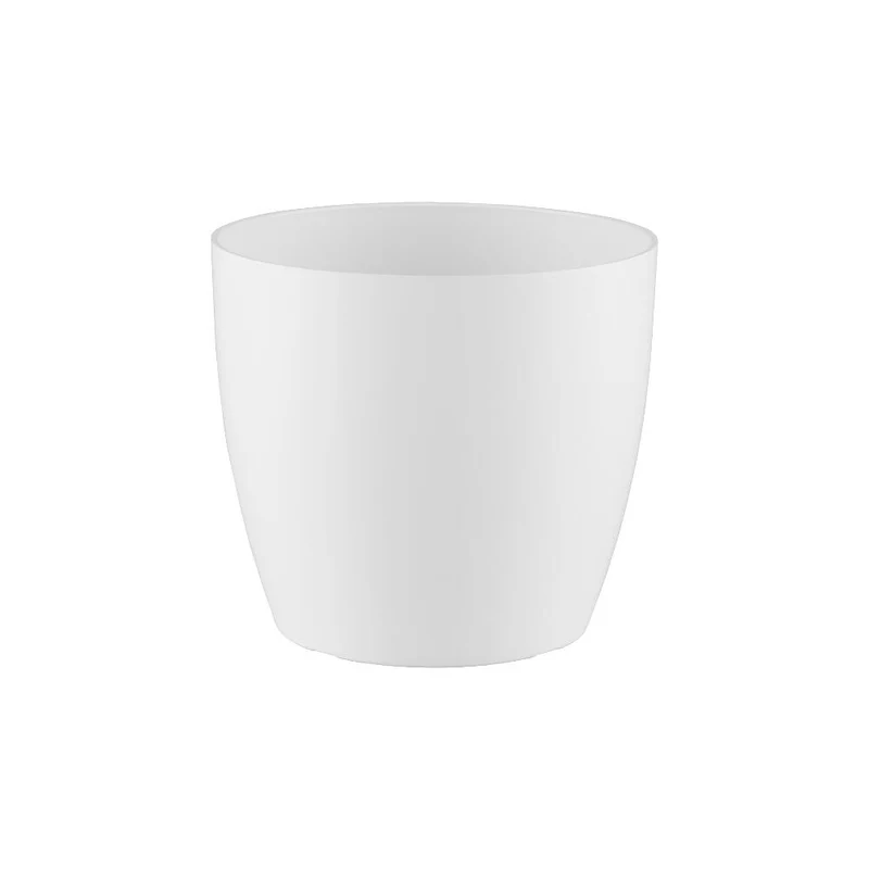 Artevasi Macetero Remo De Plastico Blanco 14cm