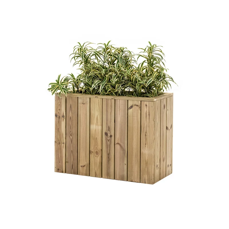 Jardinera De Madera Para Exterior 80x34x60 Cm Atrium Hortalia