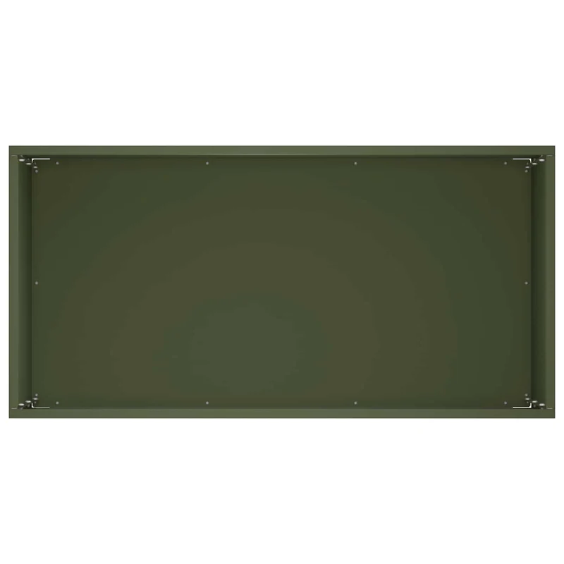Macetero De Jardín 2 Uds. Verde Oliva 60 X 30 X 50 Cm