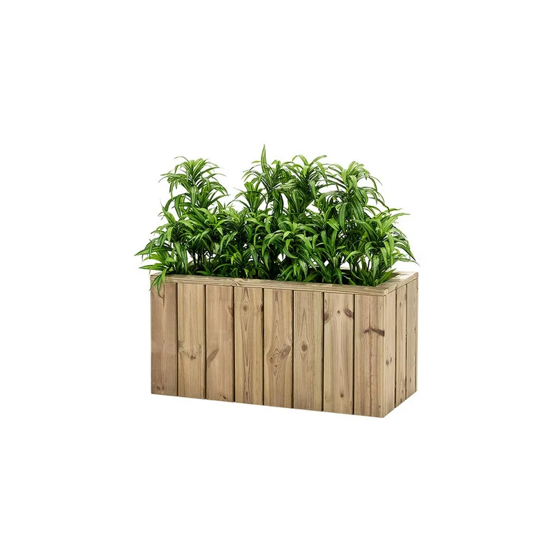 Jardinera De Madera Para Exterior 80x34x40 Cm Atrium Hortalia