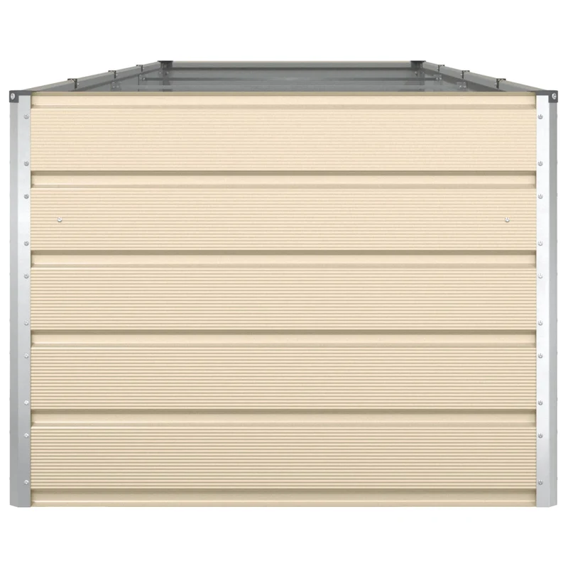 Jardinera Marfil 385 X 100 X 75 Cm Acero Galvanizado