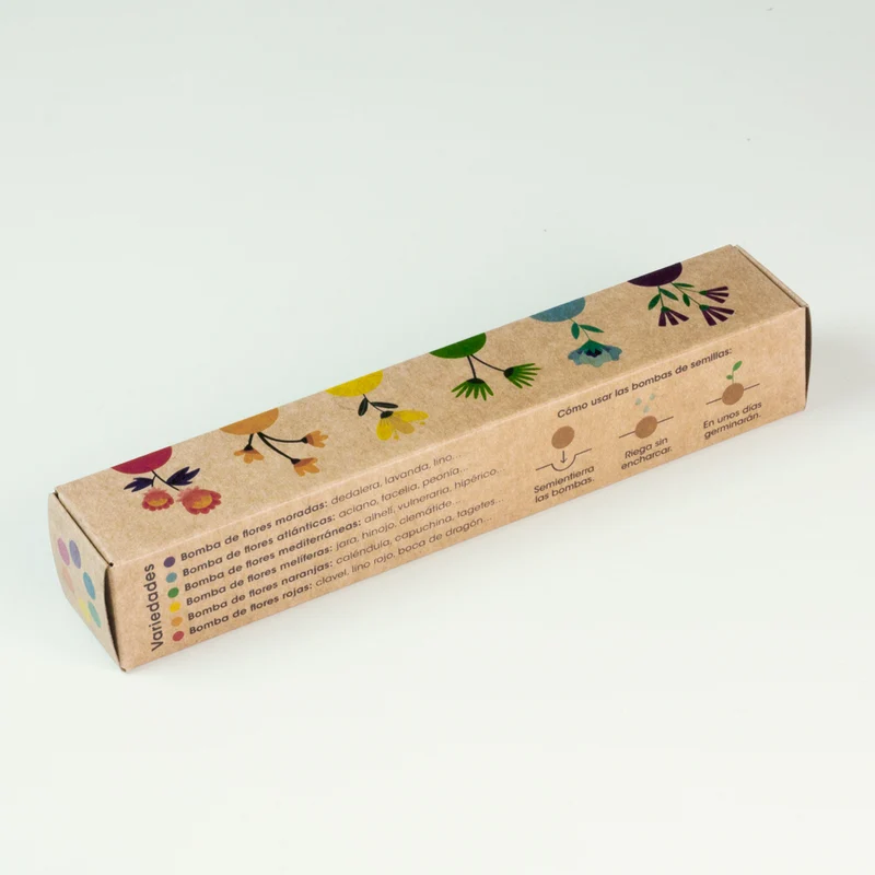 Pack 6 Bombas de Semillas de Flores Silvestres – Kit Jardín Fácil, Regalo Original - Resetea