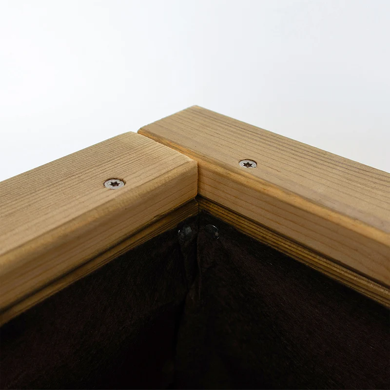 Jardinera De Madera Para Exterior 100x34x40 Cm Atrium Hortalia