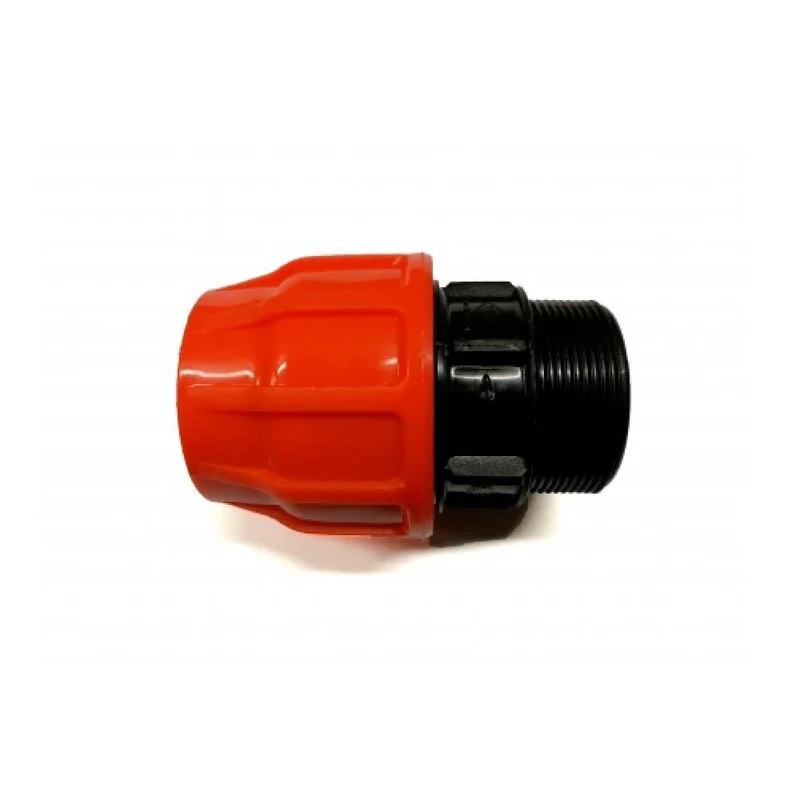 Enlace Rosca Macho Para Manguera Plana Layflat - 2" - Layflat 52mm